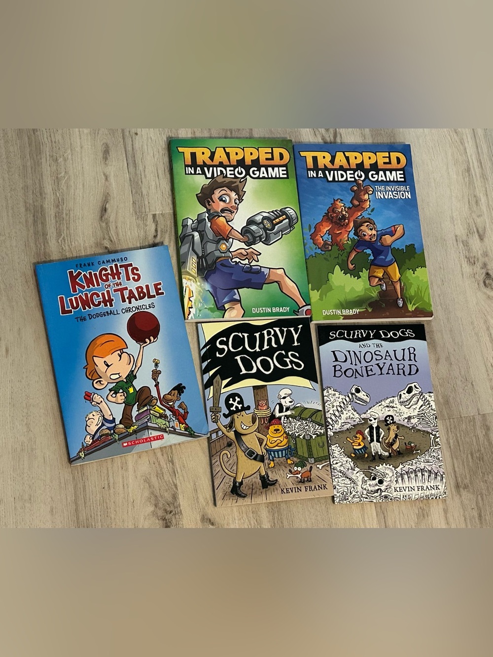 Lot of 5 Kids Graphic Novels Trapped Video Game